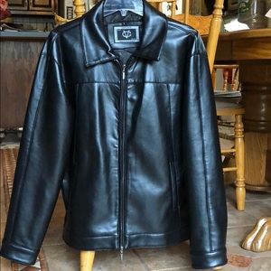 Men’s faux leather jacket